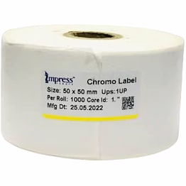 barcode labels 50mm x 150mm x 500 1up chromo