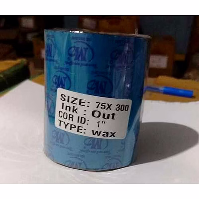retsol ribbon ttr 75mm x 300mtrs resin