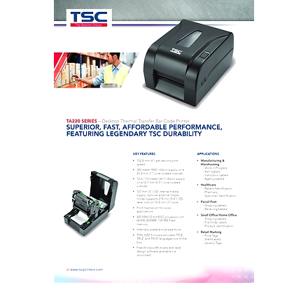 TSC TE210 - 203DPI (U.S.E.UH) BARCODE PRINTER / RIDDHI SIDDHI COMPU