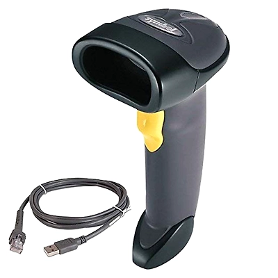 ZEBRA LS2208 W/STAND 1D WIRED BARCODE SCANNER