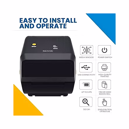 LABEL PRINTER MACHINE ZEBRA ZD230TA - 203 DPI - USB
