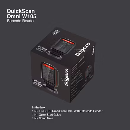 FINGERS QUICKSCAN OMNI W105 2D TT / RIDDHI SIDDHI COMPUTERS