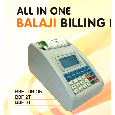 ELECTRONIC CASH REGISTER BALAJI BBP2T JUNIOR - 2&quot; BILLING MACHINE | RIDDHI SIDDHI COMPUTERS