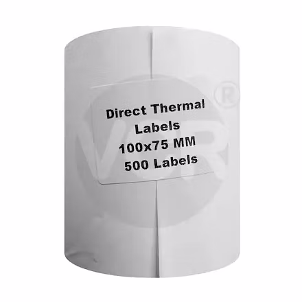 100MM x 75MM DIRECT THERMAL 0.5 2Q / RIDDHI SIDDHI COMPUTERS