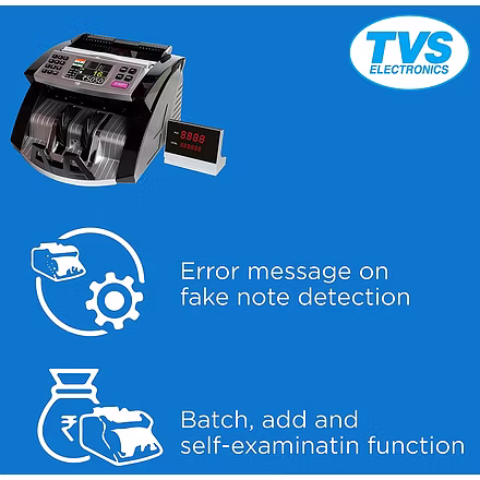 VALUE COUNTING MACHINE &amp; FAKE NOTE DELECTOR TVS CC453 STAR+ / RIDDHI SIDDHI COMPUTERS