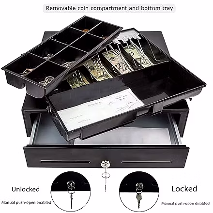 CASH DRAWER ECH-410 (8 COINS + 5 NOTES) / RIDDHI SIDDHI COMPUTERS