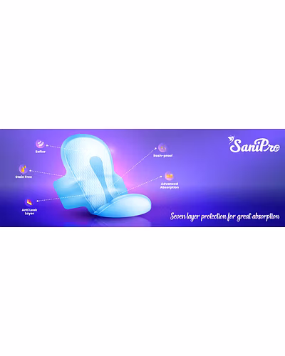 Sanipro Sanitary Napkins/Pads Straight 280mm-16-3