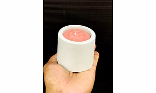 Concrete Jar Candle for Decoration