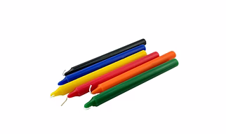 Unscented Taper Candles for Spells, Rituals, Birthday Party Congregation