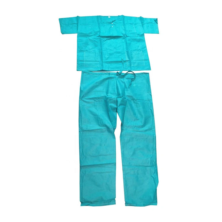 Cheap bulk INDIA supply male medical scrubs nurse surgical uniforms with Pocket-3