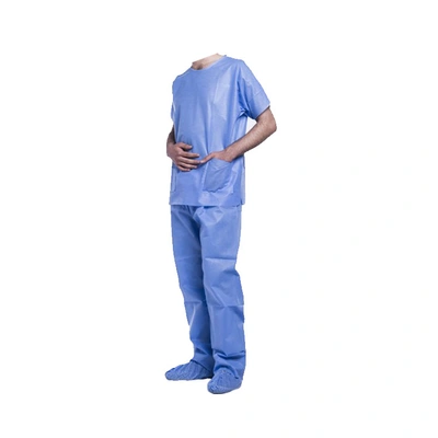 Cheap bulk INDIA supply male medical scrubs nurse surgical uniforms with Pocket
