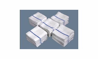 Factory Direct Supply Smooth Texture High Fluid Absorbency Bleached Cotton Abdominal Pad/Mop/Sponges