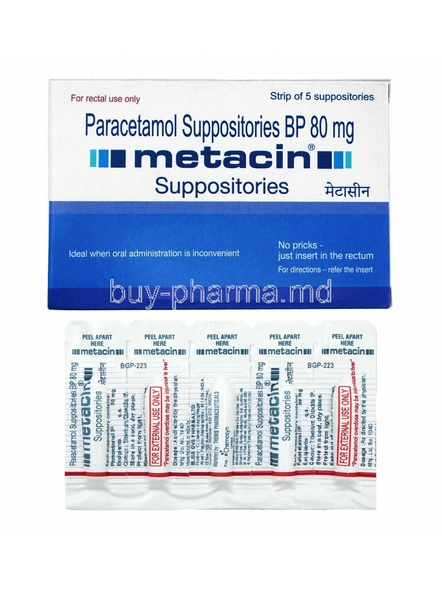 Metacin Suppository-PCT-432-80mg