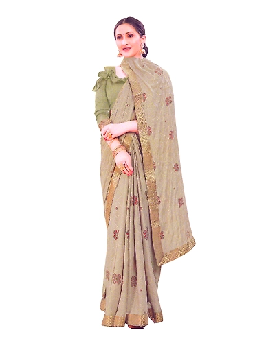 Chiffon Saree-11376926