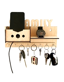 Unique FAMILY Key Stand With Mobile Stand
