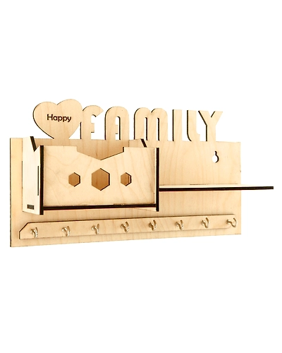Unique FAMILY Key Stand With Mobile Stand-White-2