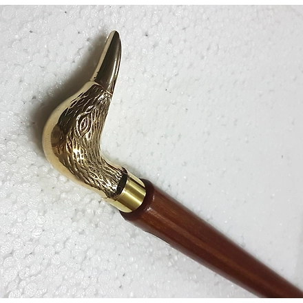 WOOD BRASS LONG ARM SHOE HORN-same-2
