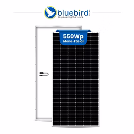 bluebird 550wp mono perc mono facial solar pv module