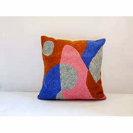 embroidery cushion cover