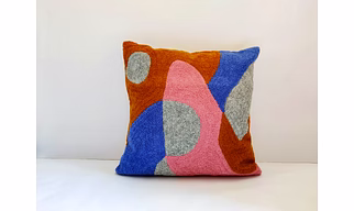 Embroidery cushion cover