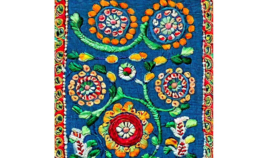 Indian Suzani Embroidery: A Fusion of Cultures