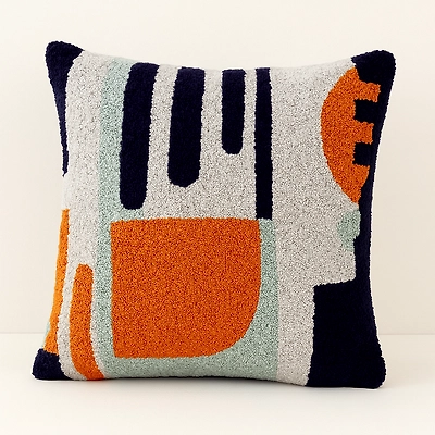 Exquisite Full Embroidery Cushion Cover - Handcrafted Home Decor-1