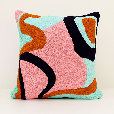Tufted Cushion Covers with Aari Embroidery-1