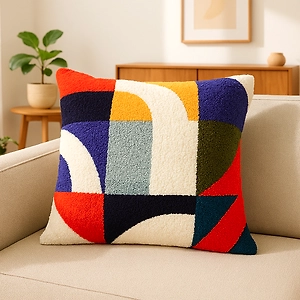 Luxury Soft Pillow Covers with Aari Embroidery