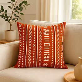 tribal hand block printed cushion cover