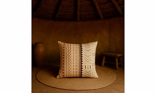 Artisanal Earthy Tribal Block Print Cushion Covers