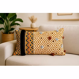 hand tufted pillow covers - luxury home decor