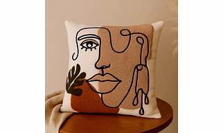 Art Embroidery Cushion Cover - Handcrafted Elegance for Home Decor