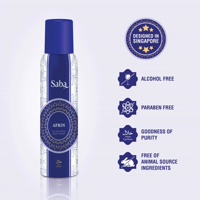 Saba Perfumed Spray with zero Alcohol