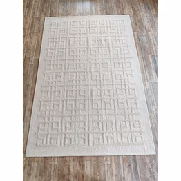 geometric wool area rug - elegance & comfort for your home