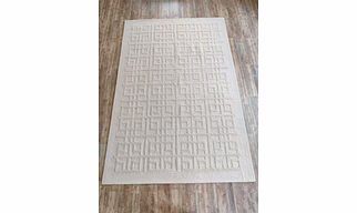 Geometric Wool Area Rug - Elegance & Comfort for Your Home
