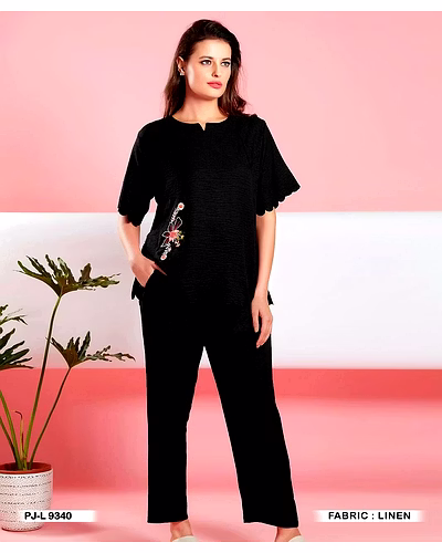 MIDNIGHT BLOOM SET-PJ-L-9340-M