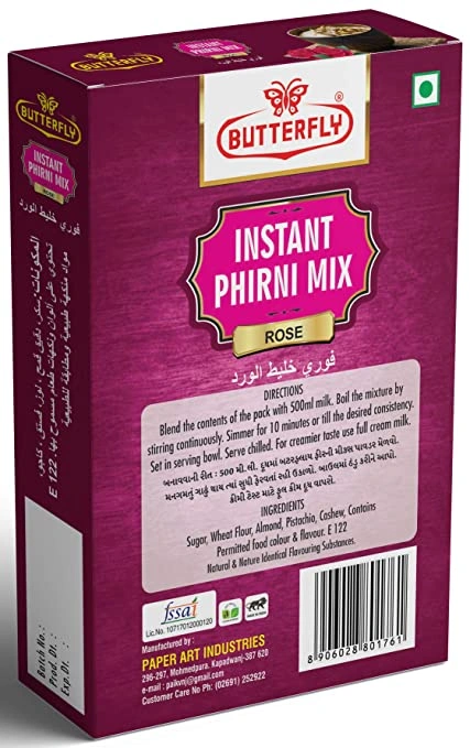 Butterfly Instant Phirni Mix, 100g (Rose)-1