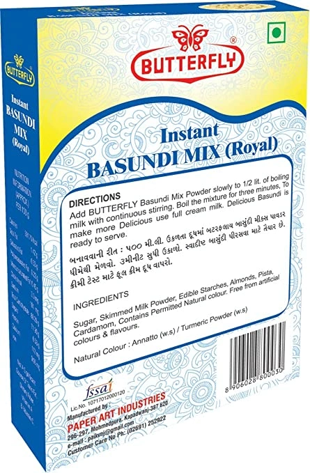 Butterfly Instant Basundi Mix, (Royal) 100g-1