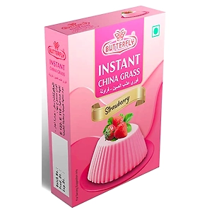 Butterfly Instant China Grass, 50g (Strawberry)