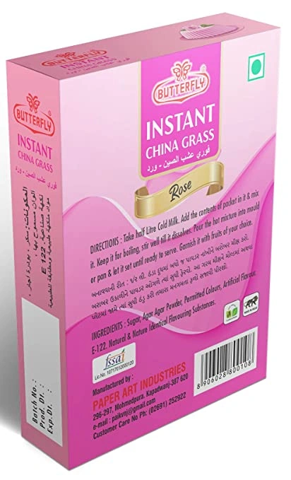 Butterfly Instant China Grass, 50g (Rose)-1