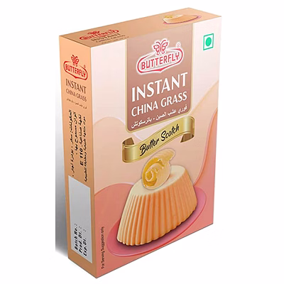 butterfly instant china grass, 50g (butter scotch)