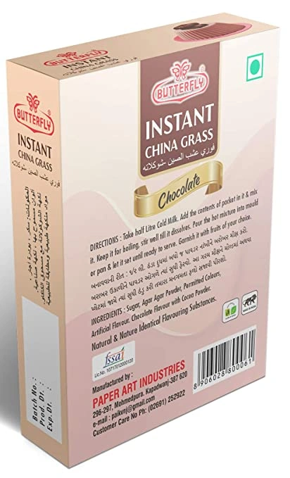 Butterfly Instant China Grass, 50g (Chocolate)-1