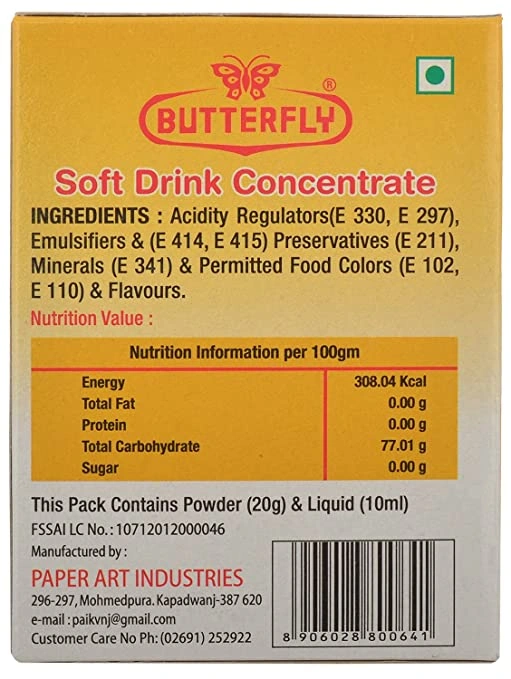 Soft Drink Concentrate, 30g (Mango)-1