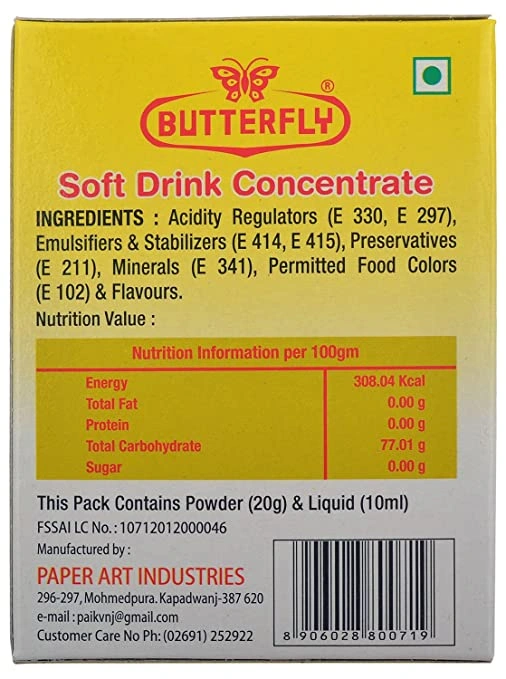 Soft Drink Concentrate, 30g (Pineapple)-1