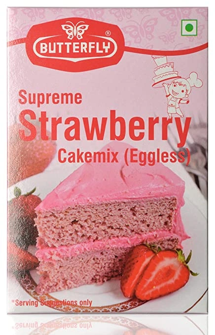 Butterfly Instant Cake Mix, 200 Grams (Strawberry)-21069118-Strawberry71