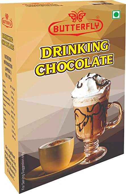 Butterfly Instant Drinking Chocolate Mix , 100g-1112-75