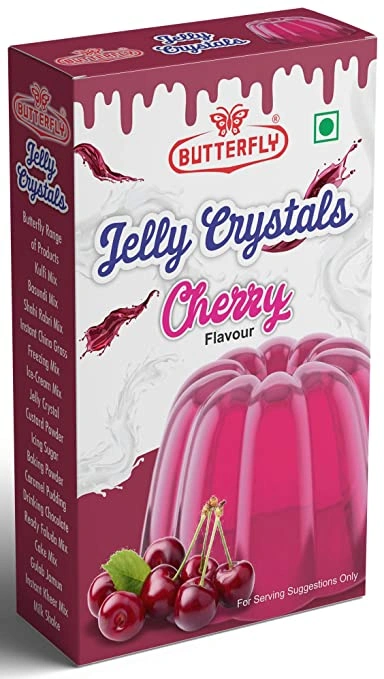 Butterfly Instant Jelly Crystals, 100g (Cherry)-1114-Cherry87