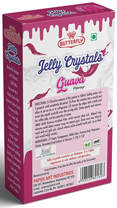 Butterfly Instant Jelly Crystals, 100g (Guava)-1