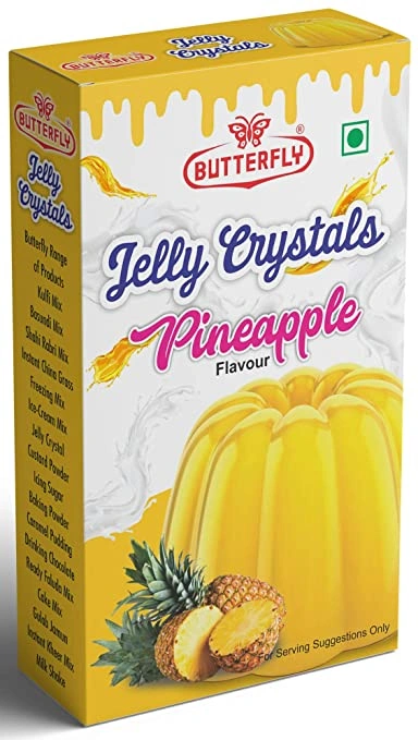 Butterfly Instant Jelly Crystals, 100g (Pineapple)-1114-Pineapple93