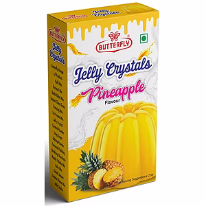 Butterfly Instant Jelly Crystals, 100g (Pineapple)